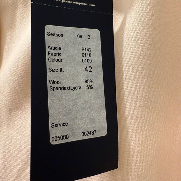 Piazza Sempione Marilyn Wool Wide Leg Pants Size IT 42 - Picture 5 of 8